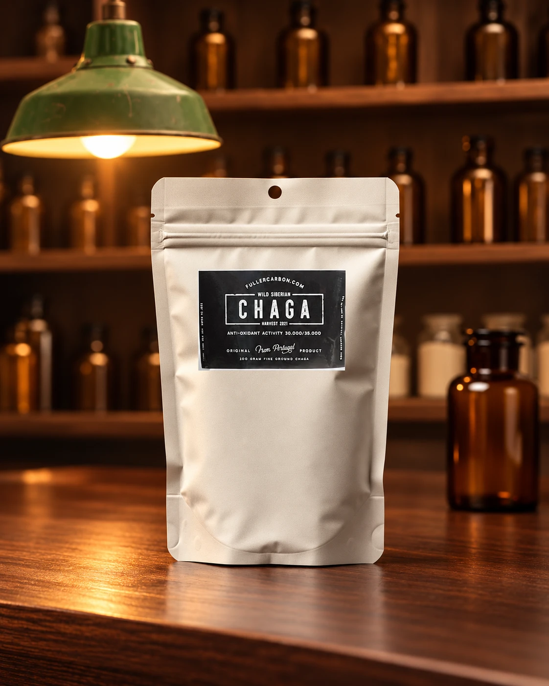 Wild Siberian Chaga powder, 100 g · original packaging